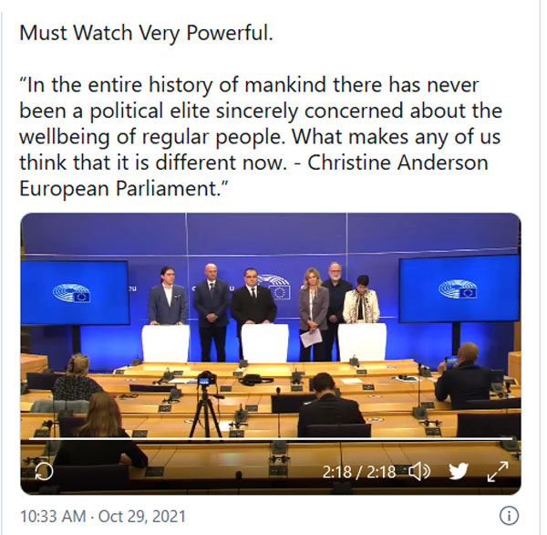 MEPs Protest Oppressive Vaccine Passports