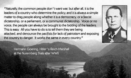 Hermann Goering Quote about patriotism